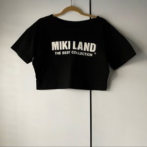 High Quality Cotton crop top Miki Land The Best Collection Sz M-L